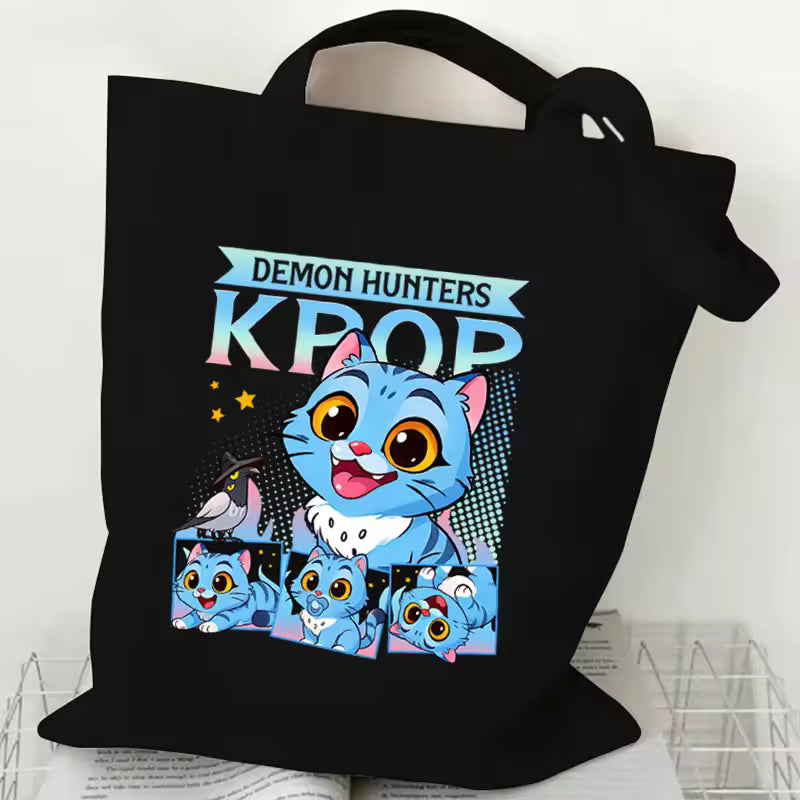 Demon Hunters Axelväska – K-Pop Canvas Handväska Demon Hunters Axelväska – K-Pop Canvas Handväska